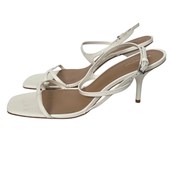 Reformation Genni Strappy Skinny Heel Patent Leather Sandal Size 9.5 - Picture 2 of 11